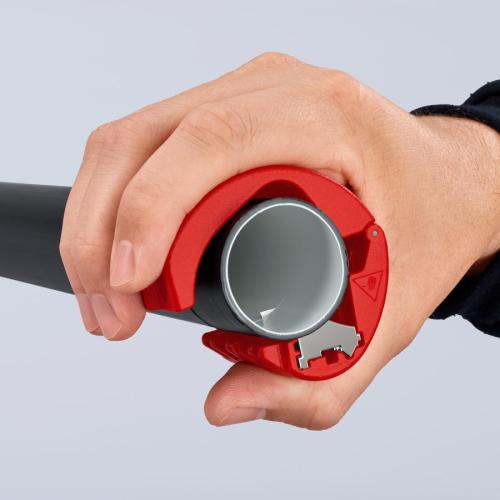 Knipex BiX Cutter for Plastic Pipes and Sealing Sleeves 72mm 90 22 10 BK